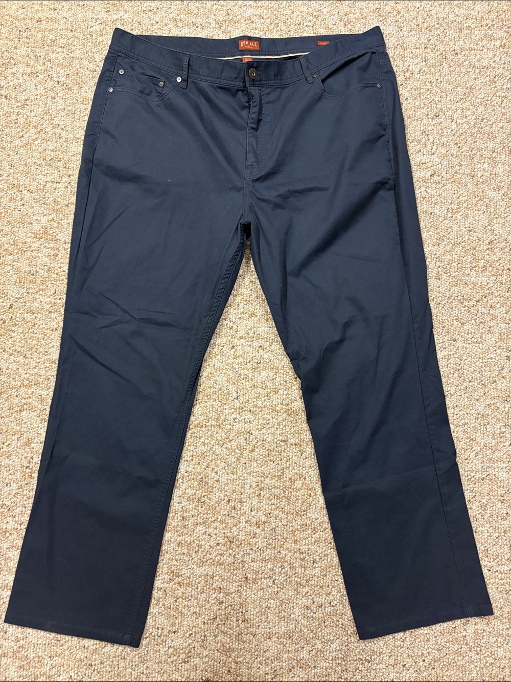 Red Ale by Alesbury Men's Navy Casual Chino Pants